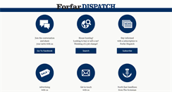 Desktop Screenshot of forfardispatch.co.uk